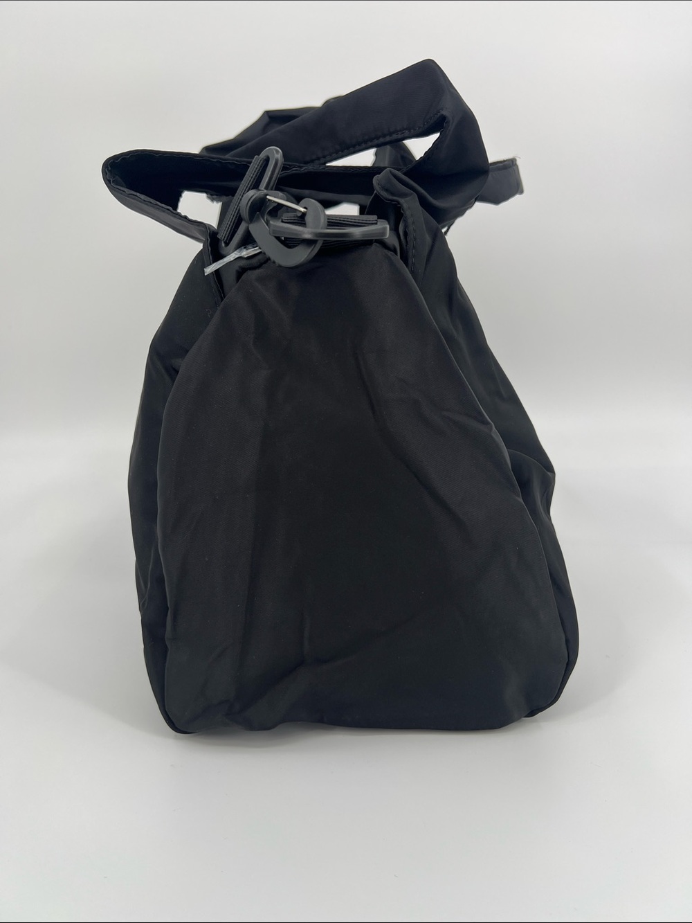 ALO Yoga Black Nylon Gym Shoulder Tote Shoes Compartment - Picture 4 of 10
